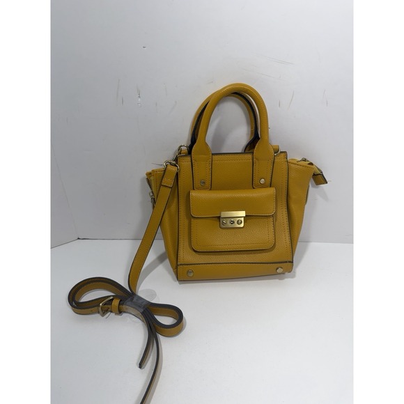 Purse From 3 in1 Phillip Kim Mustard Yellow Bag Purse - Picture 1 of 10